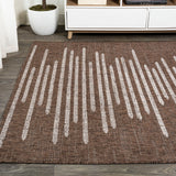 Lamego Zolak Berber Stripe Geometric Indoor/Outdoor Area Rug