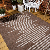 Lamego Zolak Berber Stripe Geometric Indoor/Outdoor Area Rug