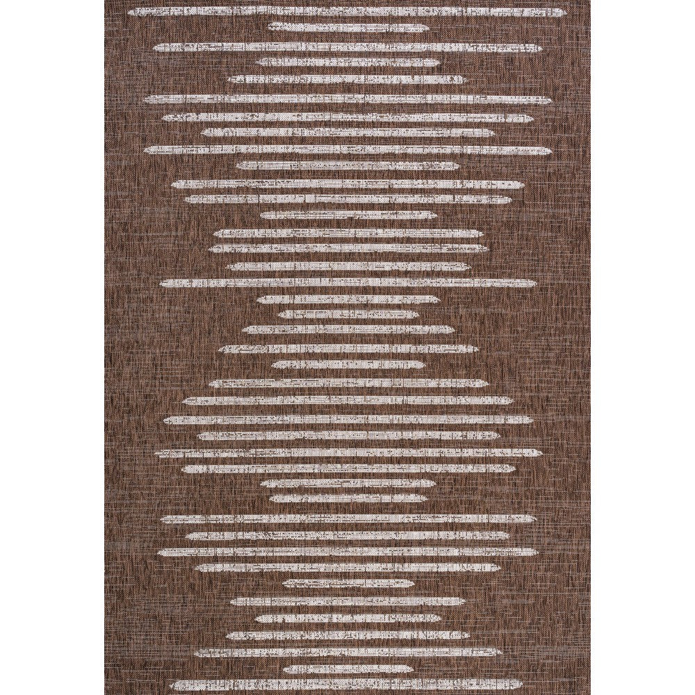 Lamego Zolak Berber Stripe Geometric Indoor/Outdoor Area Rug