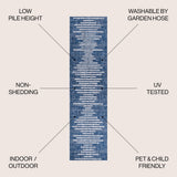 Lamego Zolak Berber Stripe Geometric Indoor/Outdoor Area Rug