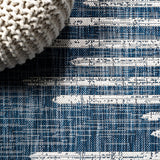 Lamego Zolak Berber Stripe Geometric Indoor/Outdoor Area Rug
