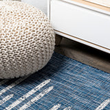Lamego Zolak Berber Stripe Geometric Indoor/Outdoor Area Rug