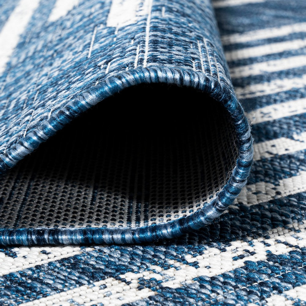Lamego Zolak Berber Stripe Geometric Indoor/Outdoor Area Rug