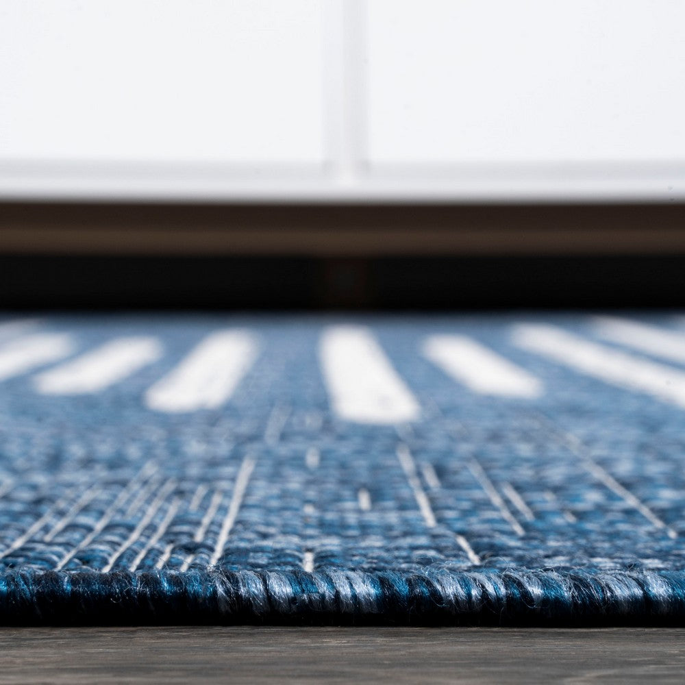 Lamego Zolak Berber Stripe Geometric Indoor/Outdoor Area Rug