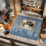 Lamego Zolak Berber Stripe Geometric Indoor/Outdoor Area Rug