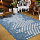 Lamego Zolak Berber Stripe Geometric Indoor/Outdoor Area Rug