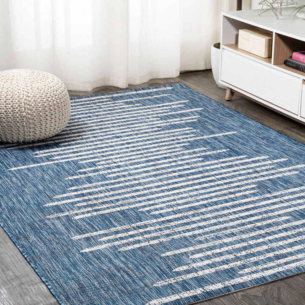 Lamego Zolak Berber Stripe Geometric Indoor/Outdoor Area Rug