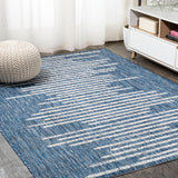 Lamego Zolak Berber Stripe Geometric Indoor/Outdoor Area Rug