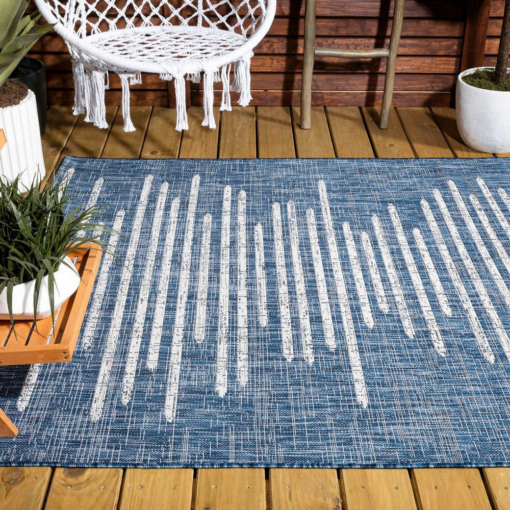 Lamego Zolak Berber Stripe Geometric Indoor/Outdoor Area Rug