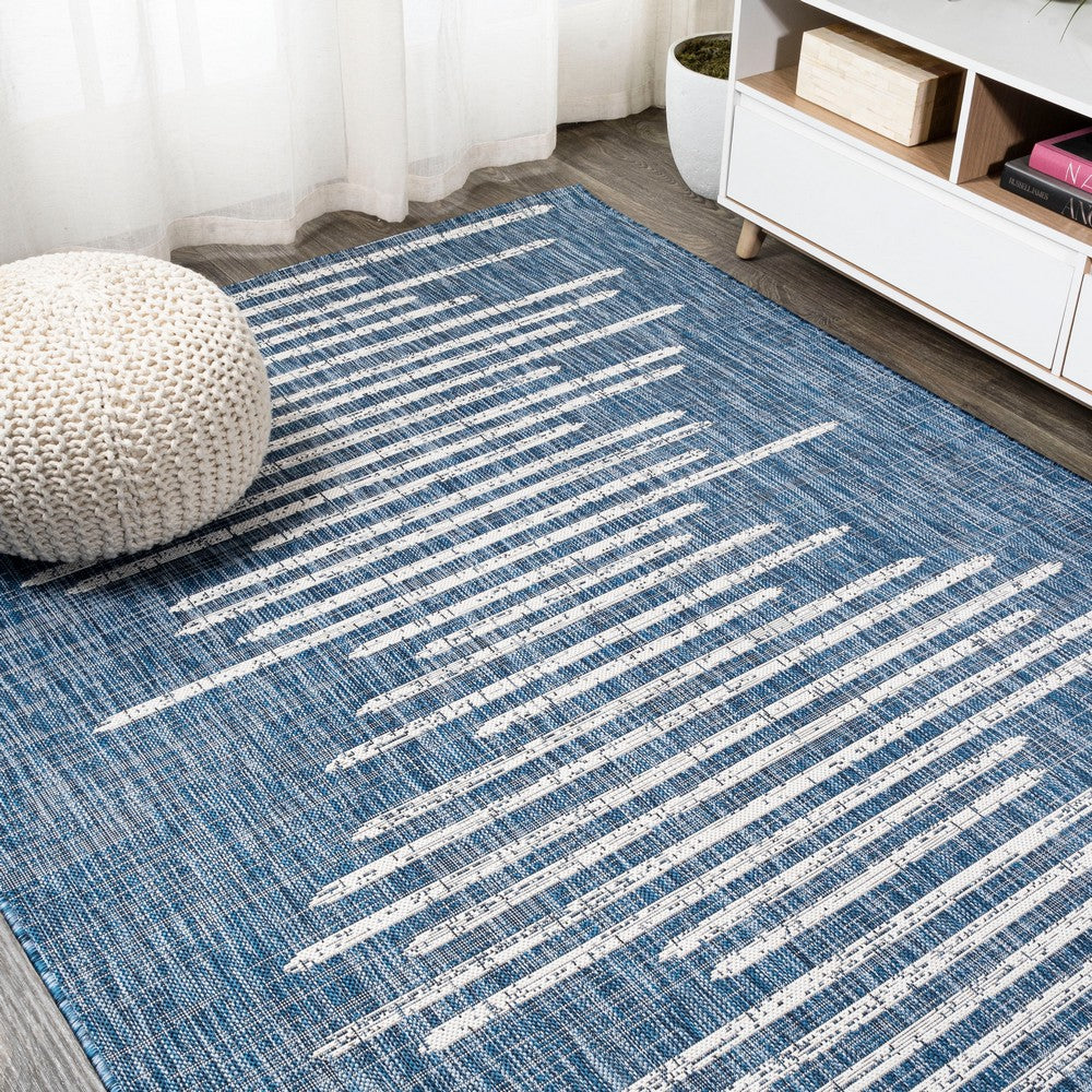 Lamego Zolak Berber Stripe Geometric Indoor/Outdoor Area Rug