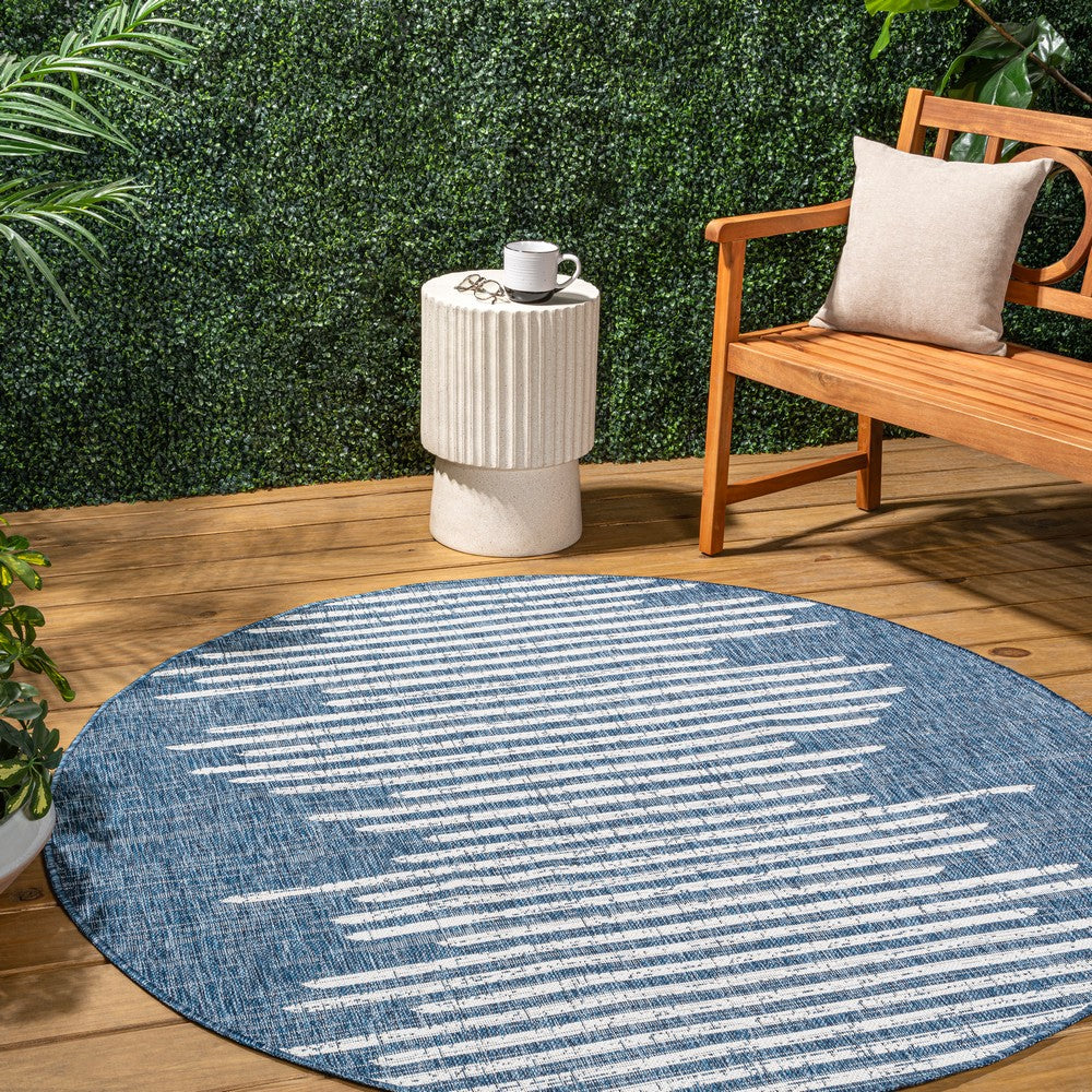 Lamego Zolak Berber Stripe Geometric Indoor/Outdoor Area Rug