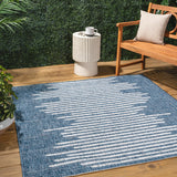Lamego Zolak Berber Stripe Geometric Indoor/Outdoor Area Rug