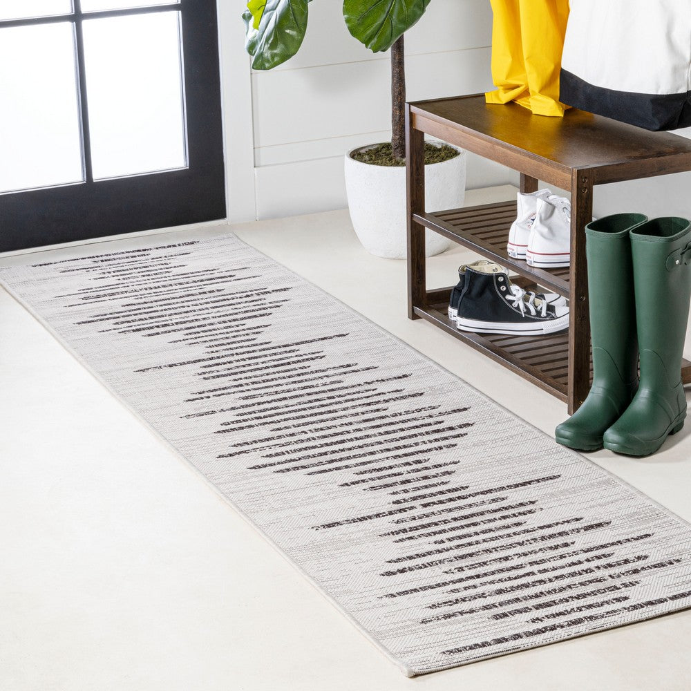 Lamego Zolak Berber Stripe Geometric Indoor/Outdoor Area Rug