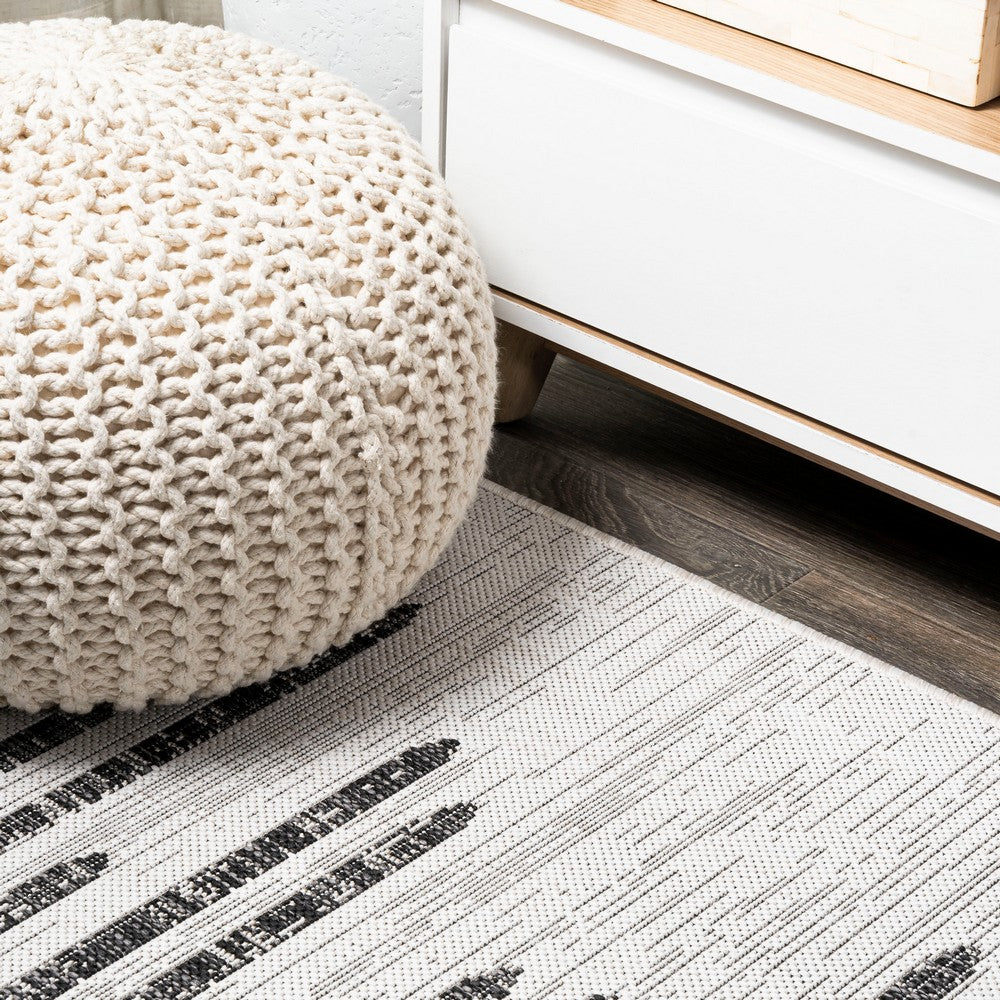 Lamego Zolak Berber Stripe Geometric Indoor/Outdoor Area Rug