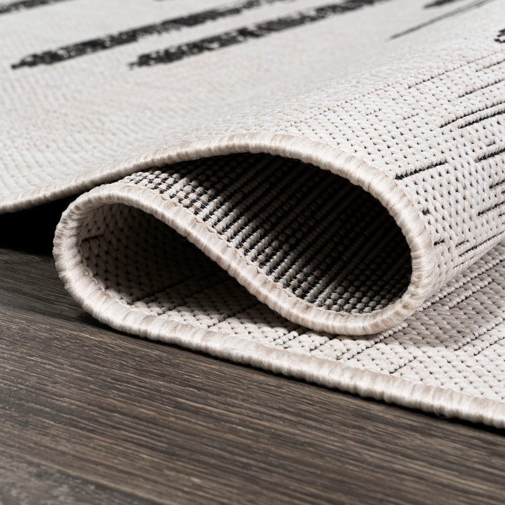 Lamego Zolak Berber Stripe Geometric Indoor/Outdoor Area Rug
