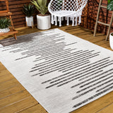 Lamego Zolak Berber Stripe Geometric Indoor/Outdoor Area Rug