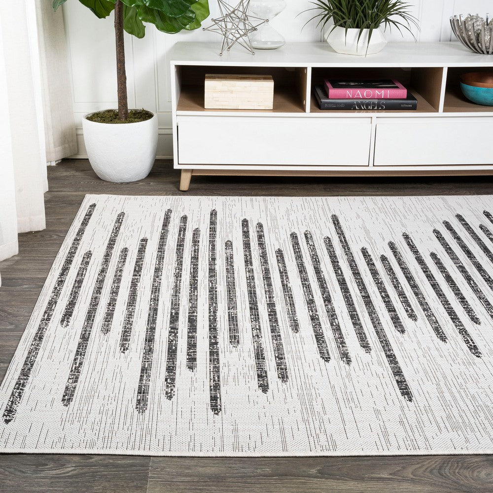 Lamego Zolak Berber Stripe Geometric Indoor/Outdoor Area Rug