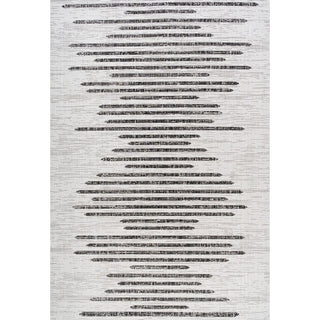 Lamego Zolak Berber Stripe Geometric Indoor/Outdoor Area Rug