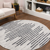 Lamego Zolak Berber Stripe Geometric Indoor/Outdoor Area Rug
