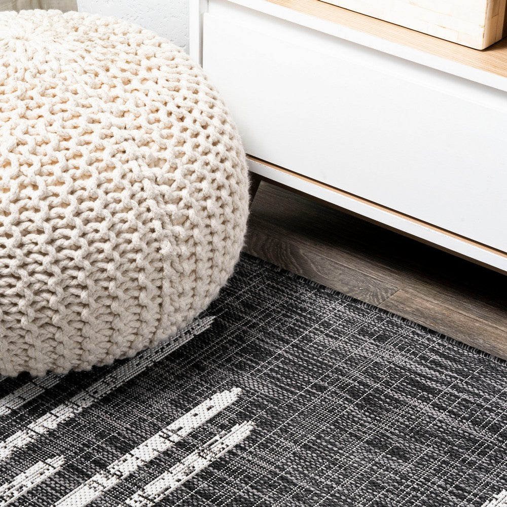 Lamego Zolak Berber Stripe Geometric Indoor/Outdoor Area Rug