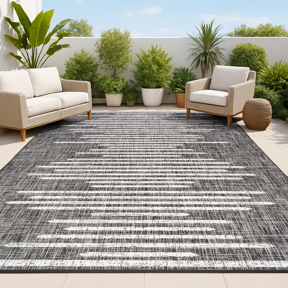 Lamego Zolak Berber Stripe Geometric Indoor/Outdoor Area Rug