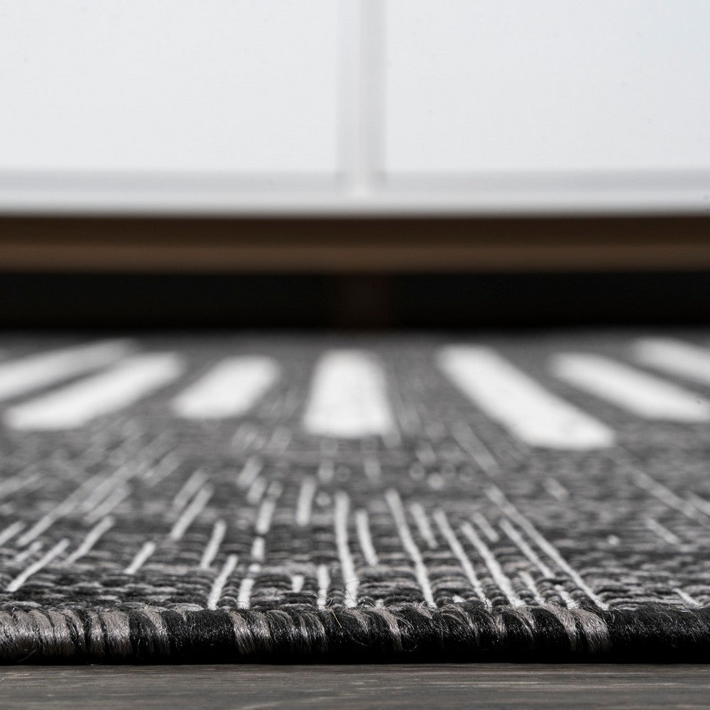 Lamego Zolak Berber Stripe Geometric Indoor/Outdoor Area Rug
