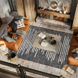 Lamego Zolak Berber Stripe Geometric Indoor/Outdoor Area Rug