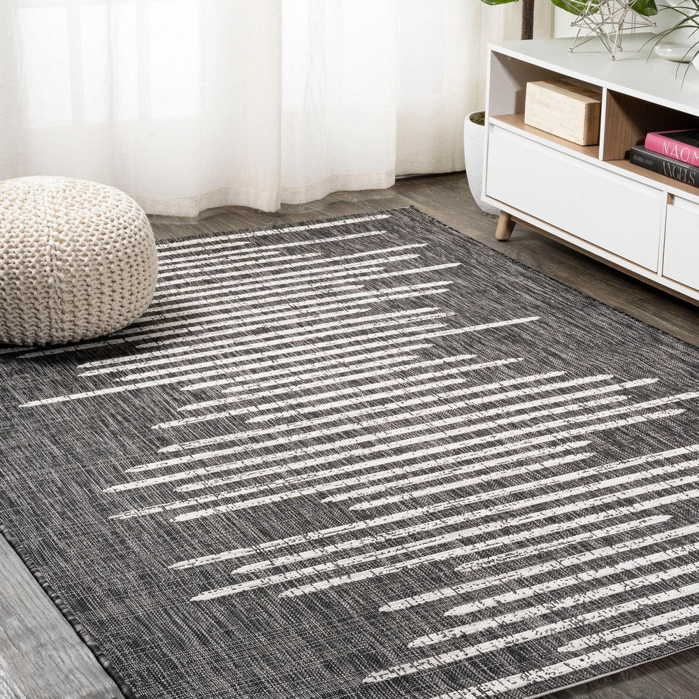 Lamego Zolak Berber Stripe Geometric Indoor/Outdoor Area Rug