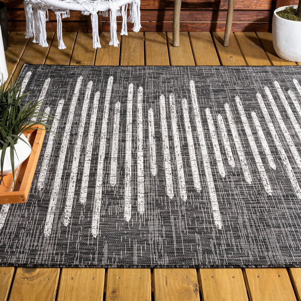 Lamego Zolak Berber Stripe Geometric Indoor/Outdoor Area Rug
