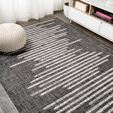 Lamego Zolak Berber Stripe Geometric Indoor/Outdoor Area Rug