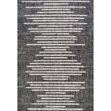 Lamego Zolak Berber Stripe Geometric Indoor/Outdoor Area Rug
