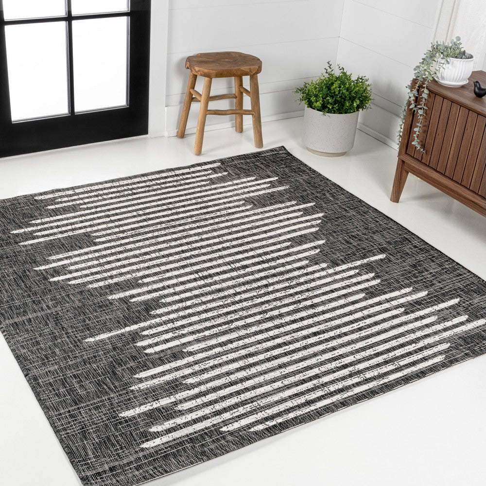 Lamego Zolak Berber Stripe Geometric Indoor/Outdoor Area Rug
