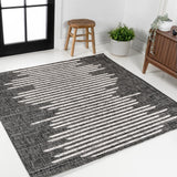 Lamego Zolak Berber Stripe Geometric Indoor/Outdoor Area Rug