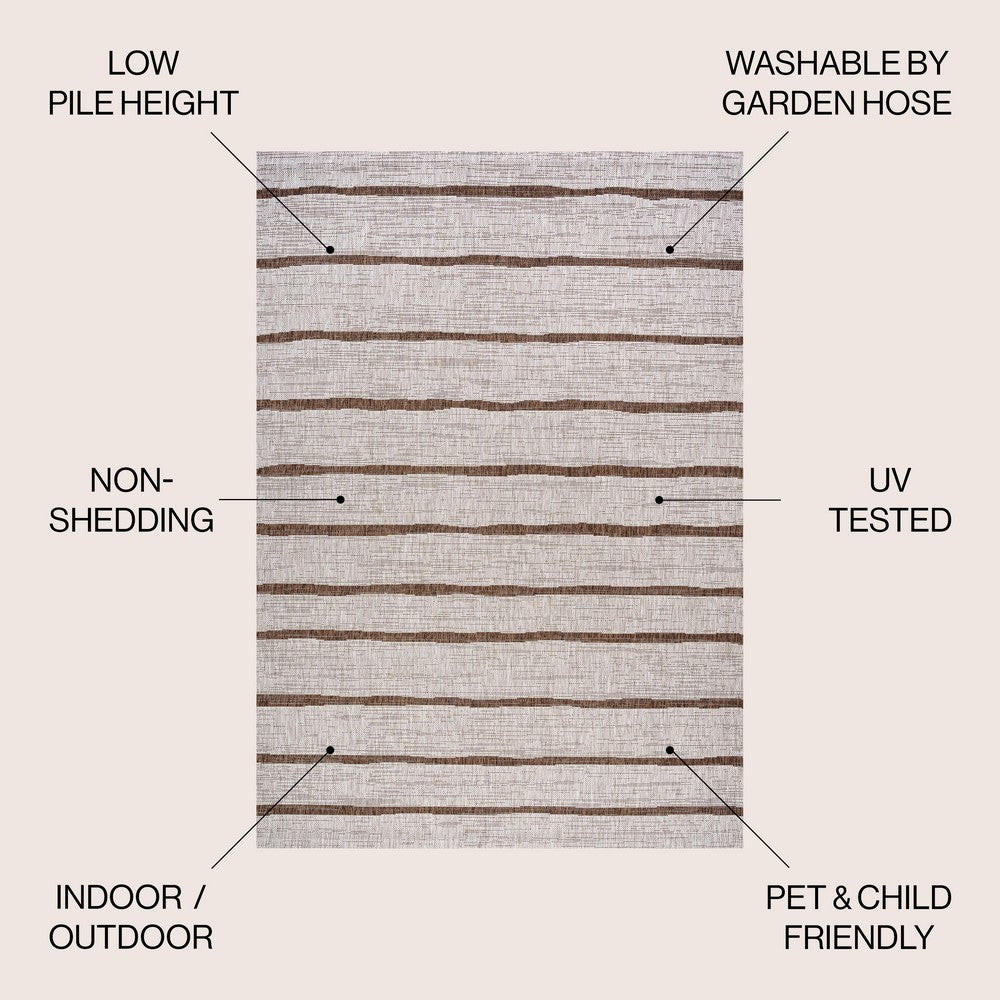 Lagos Colonia Berber Stripe Indoor/Outdoor Area Rug