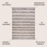 Lagos Colonia Berber Stripe Indoor/Outdoor Area Rug