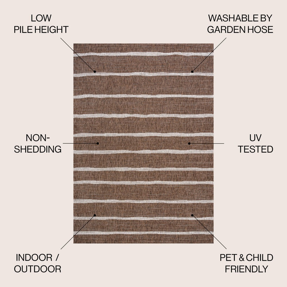 Lagos Colonia Berber Stripe Indoor/Outdoor Area Rug