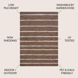 Lagos Colonia Berber Stripe Indoor/Outdoor Area Rug