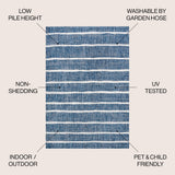 Lagos Colonia Berber Stripe Indoor/Outdoor Area Rug