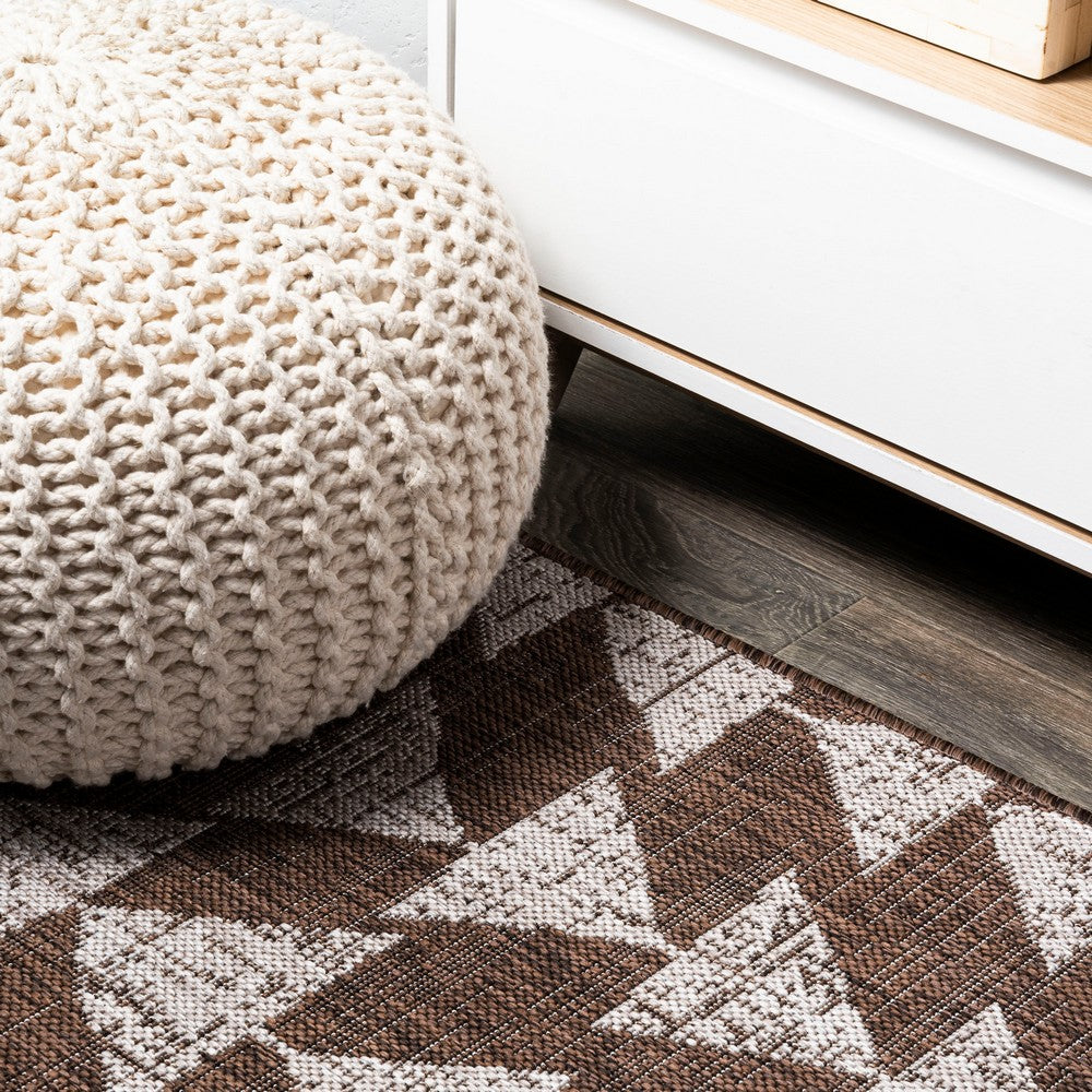 Lourosa Andratx Modern Tribal Geometric Indoor/Outdoor Area Rug