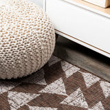 Lourosa Andratx Modern Tribal Geometric Indoor/Outdoor Area Rug