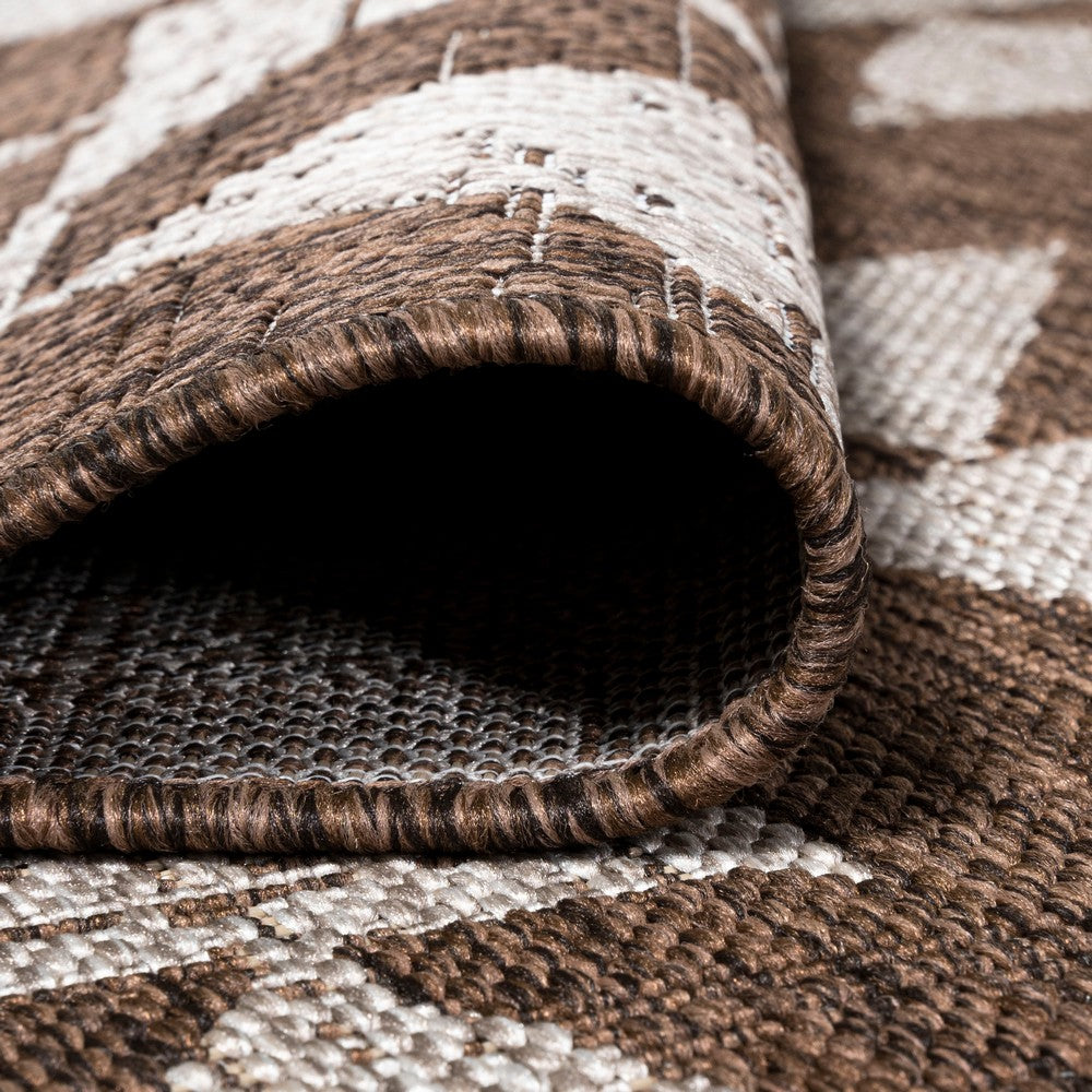 Lourosa Andratx Modern Tribal Geometric Indoor/Outdoor Area Rug