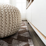 Lourosa Andratx Modern Tribal Geometric Indoor/Outdoor Area Rug