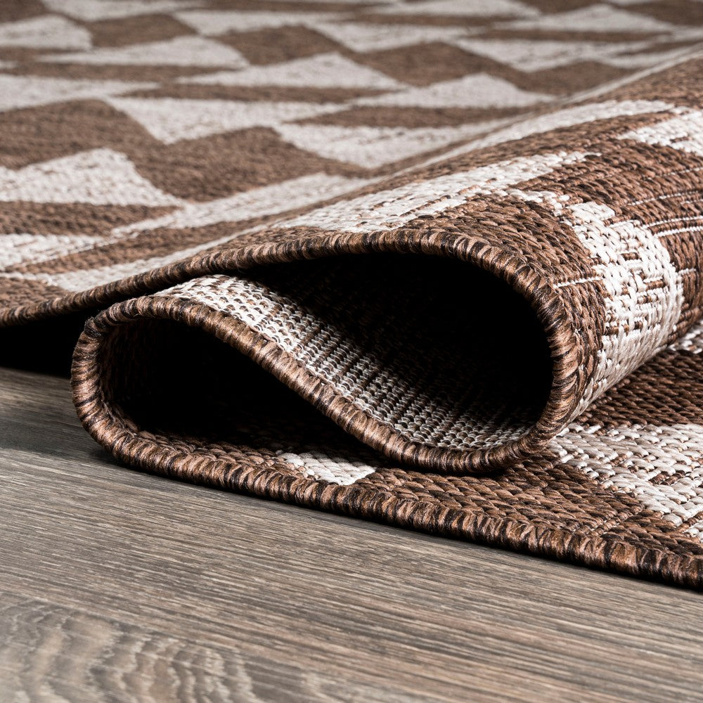Lourosa Andratx Modern Tribal Geometric Indoor/Outdoor Area Rug