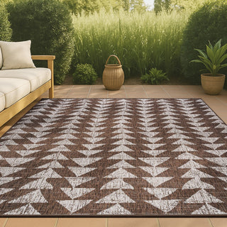 Lourosa Andratx Modern Tribal Geometric Indoor/Outdoor Area Rug