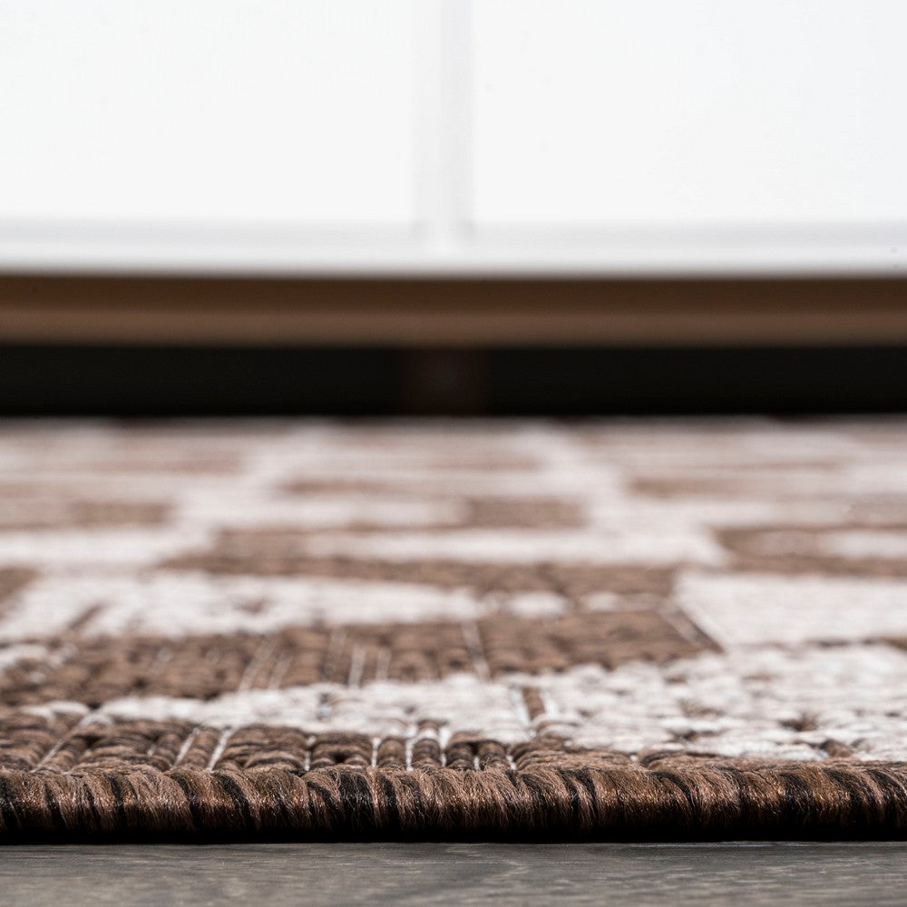 Lourosa Andratx Modern Tribal Geometric Indoor/Outdoor Area Rug