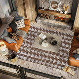 Lourosa Andratx Modern Tribal Geometric Indoor/Outdoor Area Rug