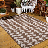 Lourosa Andratx Modern Tribal Geometric Indoor/Outdoor Area Rug