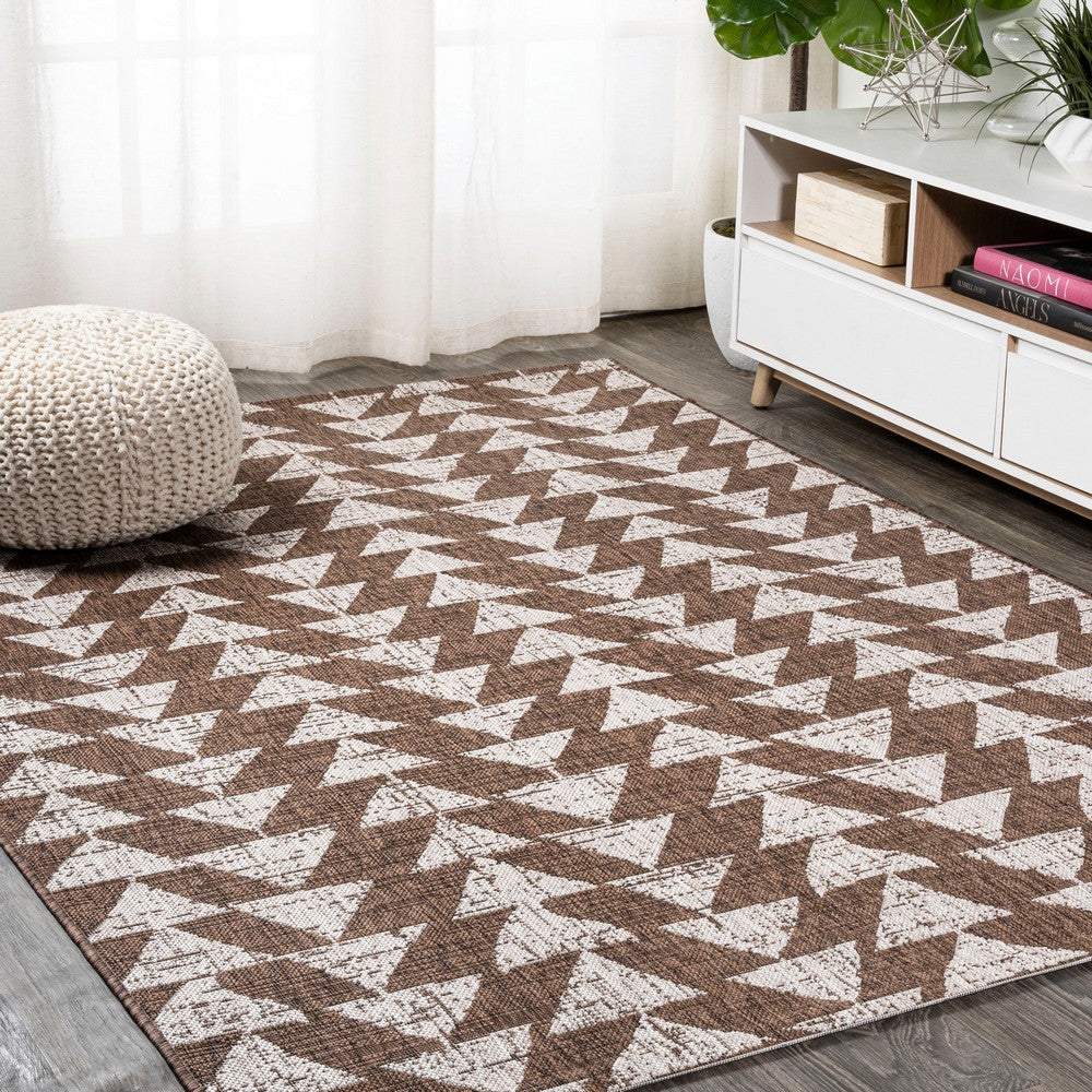 Lourosa Andratx Modern Tribal Geometric Indoor/Outdoor Area Rug