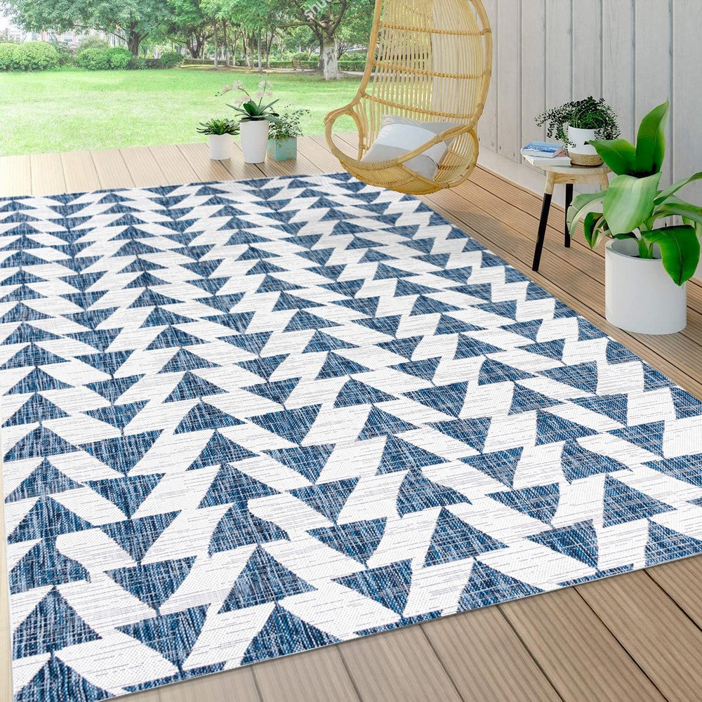 Lourosa Andratx Modern Tribal Geometric Indoor/Outdoor Area Rug