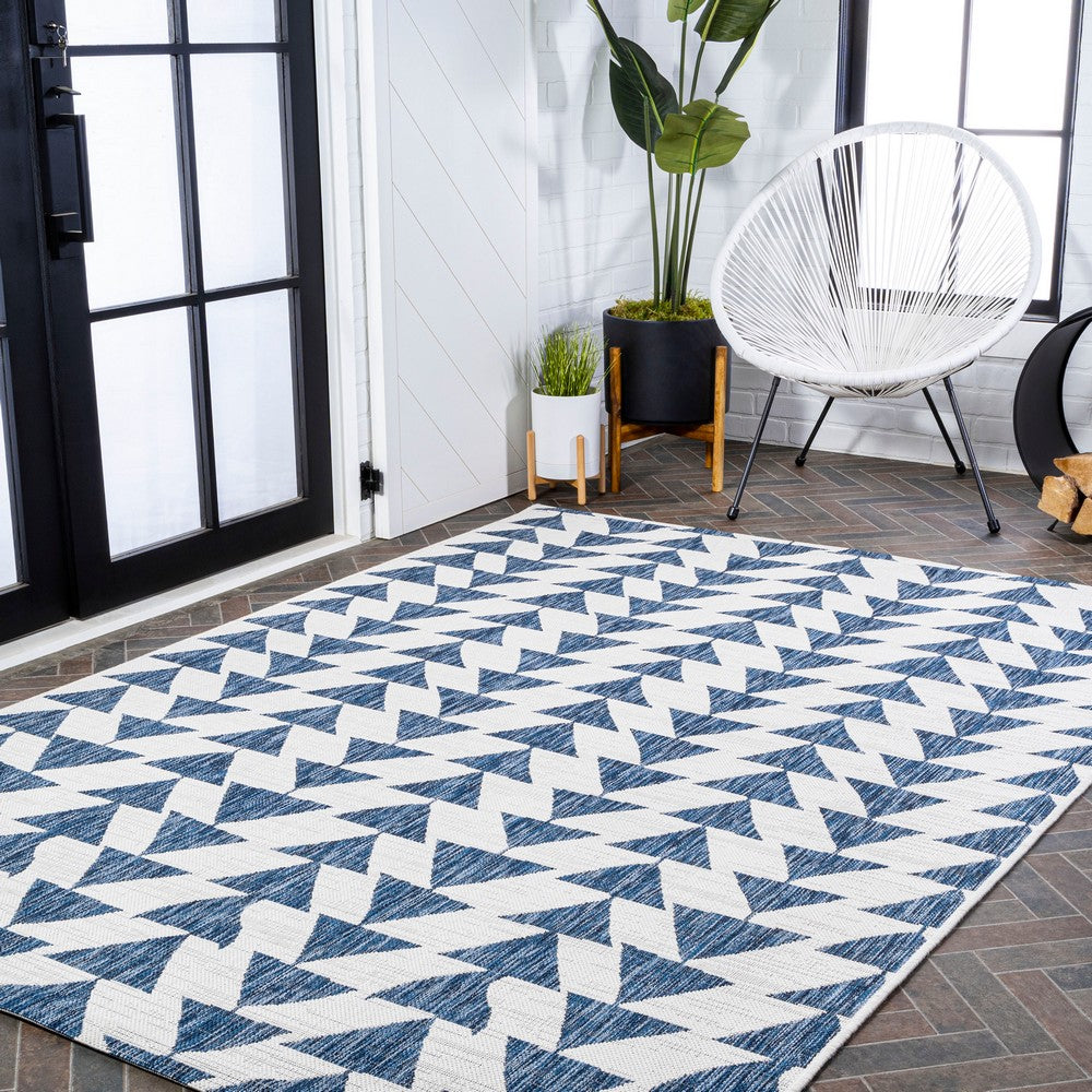 Lourosa Andratx Modern Tribal Geometric Indoor/Outdoor Area Rug